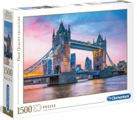 Clementoni 1500 Piece Puzzle - Tower Bridge Sun Photo