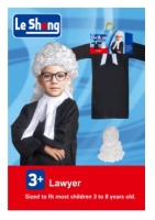 Lawyer Role Play Costume Set with Wig Photo