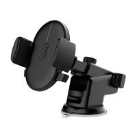 Windshield Suction Cup Car Phone Holder - Black Photo