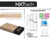 NXTech iPhone 12 Mini Slim Shockproof Black Case & Tempered Glass Combo Photo
