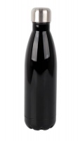 Leisure Quip Bagaggio 500ml Stainless Steel Bottle - Black Photo