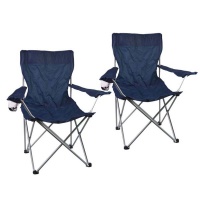 Eco Camping Chair 2 Piece - Blue Photo