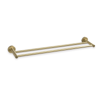 Trendy Taps Tbg032 - Brushed Gold Double Towel Rail Photo