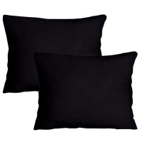 PepperSt - Scatter Cushion Cover Set - 40x30cm - Black Photo
