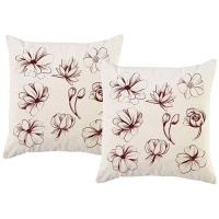 PepperSt - Scatter Cushion Cover Set - Vintage Flowers Photo
