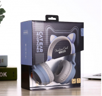 Cat Ear Blue Wireless Headphones - Perfect Gift Photo
