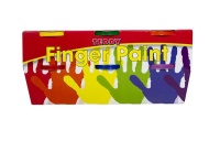 Teddy Finger Paint 6 x 100ml Kit Photo
