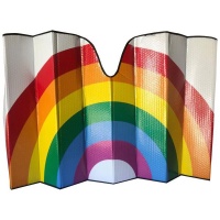 Auto Gear - Windscreen Car Sun Shade - Rainbow Design Photo