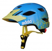 Addo Joytrack Downshell Youth Bicycle Helmet with Rear Light Photo