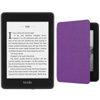 Kindle Amazon Paperwhite Wi-Fi 8GB With Purple Cover Bundle Photo