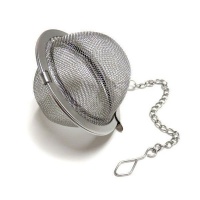 Stainless Steel Mesh Tea Ball Strainer - Silver Photo