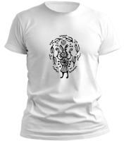 PepperSt Ladies White T-Shirt - Norse Man Photo