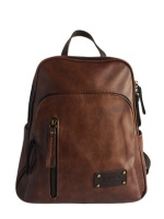 Vivace - High-Quality PU Leather Backpack - Brown Photo