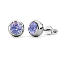 Destiny June/Alexandrite Birthstone Earrings with Swarovski Crystals Photo