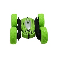 Stunt Double-Side Roll & 360 Degree Rotating Toy Car-Green Photo