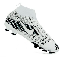 Nike Kids Mercurial Superfly 7 Academy Multi-Ground Soccer Cleat - White Photo