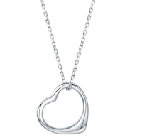 YALLI - Hollow Heart Necklace Photo