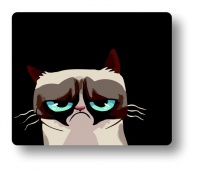 Printoria Angry Cat Mouse Pad Photo