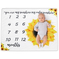 Baby Milestone Blanket - Sunflower Photo