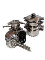 Dolphin 21 Piece High-Quality Stainless Steel Cookware Set Photo