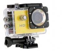 Andowl 1080P Full HD Sports Camera - Yellow Photo