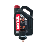 MOTUL Honda Oil Service Kit with 7100 5W40 Oil Photo