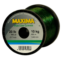 Maxima Nylon Fishing Line 10KG/20LB 0.42MM Colour Marine Green 600M Spool Photo