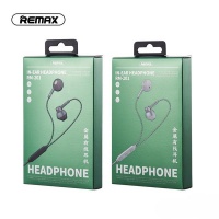 Remax RM-201 Wired Headphone - Black Photo