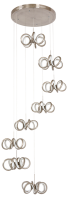 Zebbies Lighting - Rimo - Brushed Chrome 160W LED Chandelier Photo