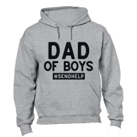 BuyAbility Dad of Boys - Help - Hoodie Photo