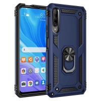ZF Rugged Armor Ring Magnet Pouch Case for Huawei Y9s Photo
