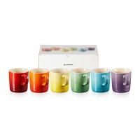 Le Creuset Rainbow Set of 6 Mugs Photo