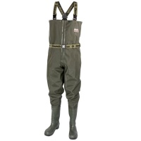 Snowbee Granite PVC Chest Wader Cleated Sole - Shoe Size UK 9 Photo