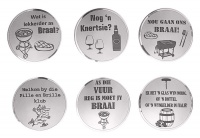 Zawadi Fridge Magnets– Gift Set of 6 - Afrikaans fun designs Photo