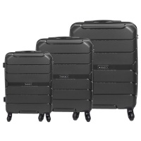 Marco Polypropylene Quest Luggage Bag - Set - Black Photo