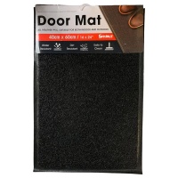 Grovida PVC Interior & Exterior Door Mat - Black Photo