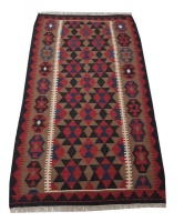 Quality Persian Rugs Beautiful Afghan Maimana Kilim 192 X 106 cm Photo