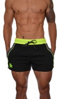 Youngla YLA Bodybuilding Lift Shorts Black/Neon Photo