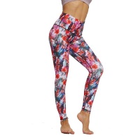 ActiveAnt Colourful High Waisted Tights Red Photo