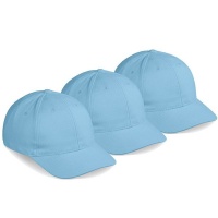 Always Summer Turquoise Clifton 6 Panel Cotton Beach Cap 3 Pack Photo