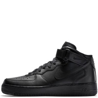 Nike Air Force 1 Mid '07 Sneaker in Black on Black Photo