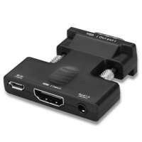 Techme USB Powered HDMI Female To Vga Male Converter With Audio Output Photo