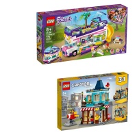 LEGO Friendship Bus & Toy Store Bundle - 41395 & 31105 - 8 Yrs Photo