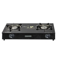 Choice Tempered Glass 2 Burner Gas Stove Photo