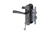 Yale Dritta 3 Lever Lockset Satin Black Photo