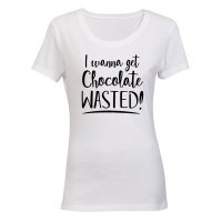 Chocolate Wasted - Easter - Ladies - T-Shirt Photo
