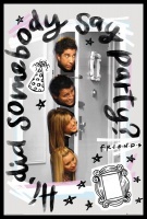 Friends - Party Poster with Frame Photo