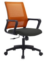 The Office Chair Corp Antonio Medium Back Office Chair - Orange Photo