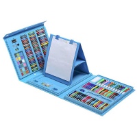 208 Pieces of Art Set With Easel - Blue Photo