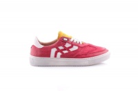 Men's red leather sneaker Photo